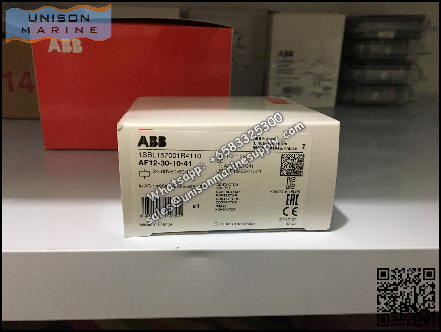 ABB Magnetic Contactors AF Series : AF12-30-10-41