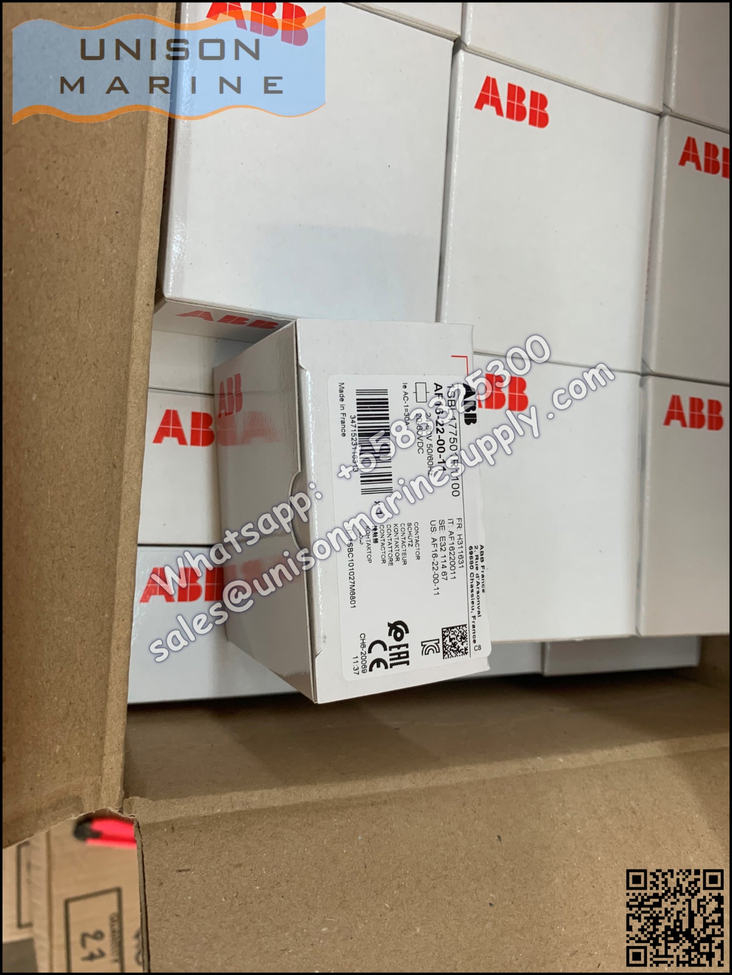 ABB Magnetic Contactors AF Series : AF16-22-00-11