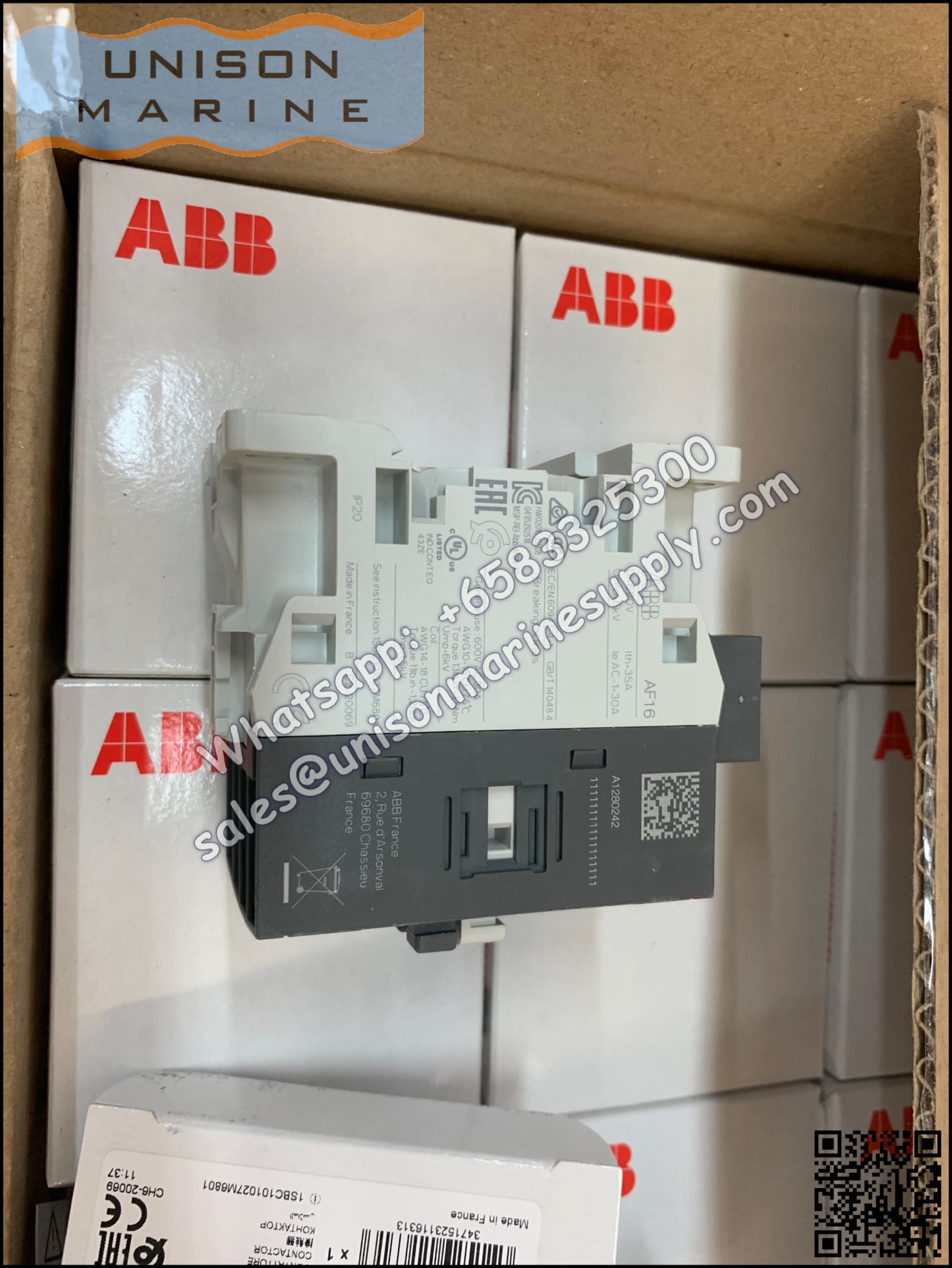 ABB Magnetic Contactors AF Series : AF16-22-00-11