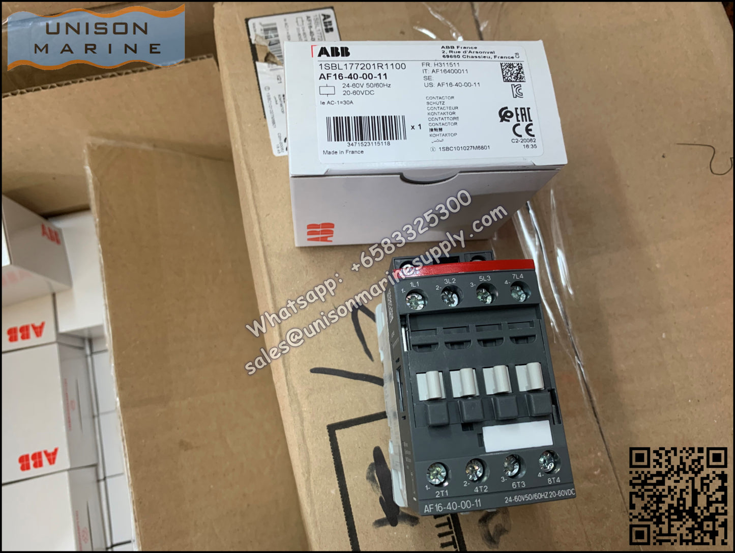 ABB Magnetic Contactors AF Series : AF16-22-00-11