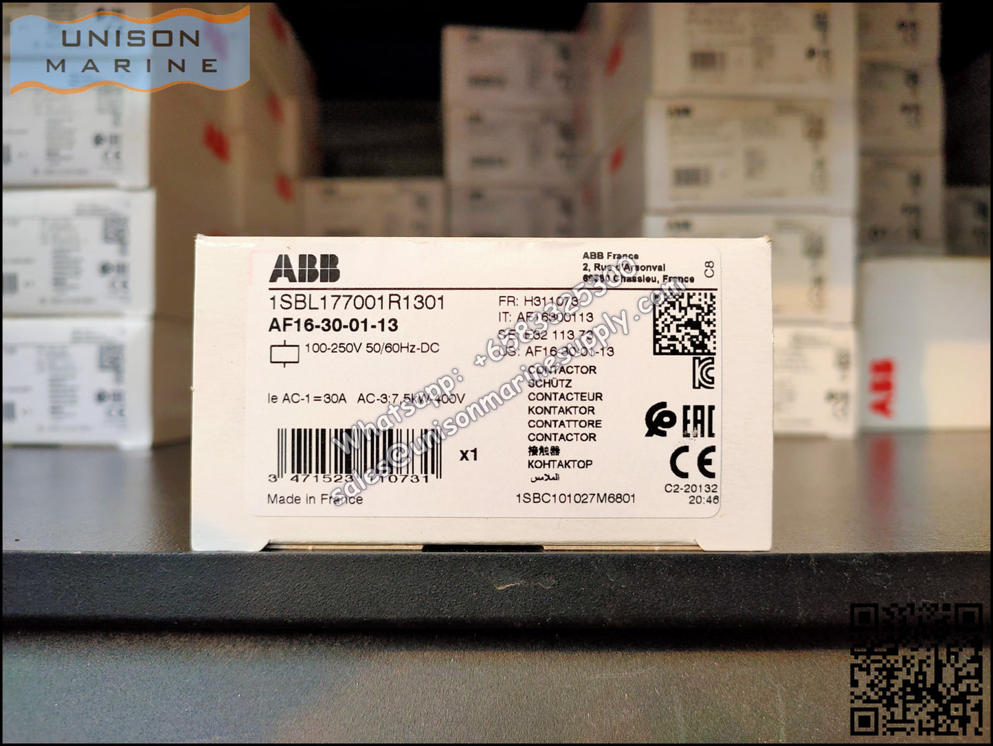 ABB Magnetic Contactors AF Series : AF16-30-01-13