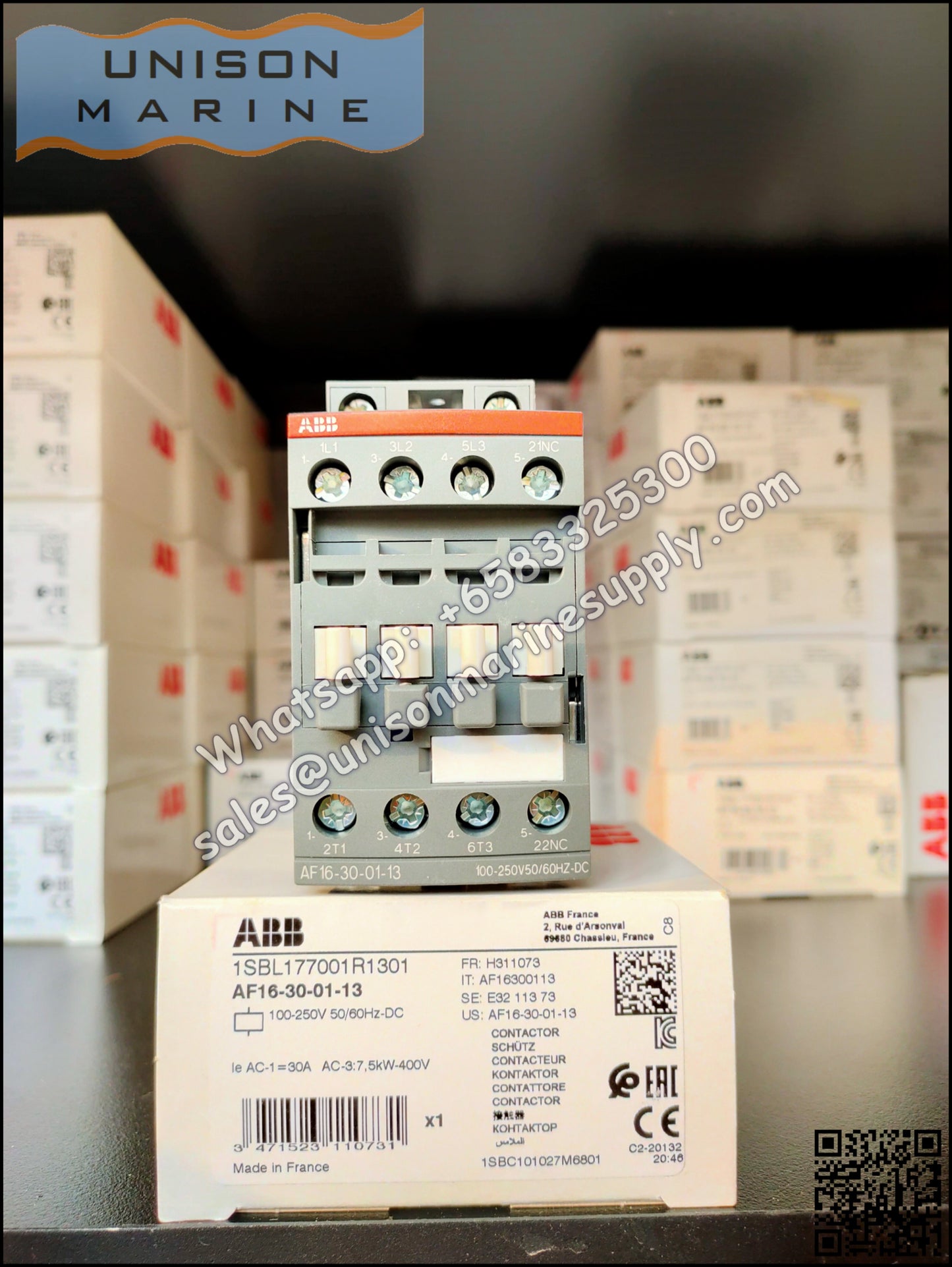 ABB Magnetic Contactors AF Series : AF16-30-01-13