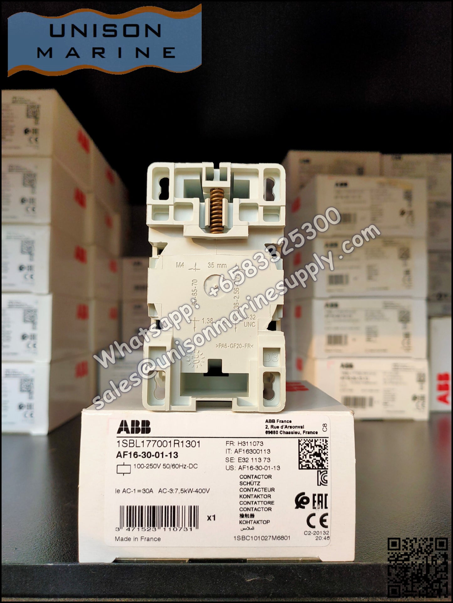 ABB Magnetic Contactors AF Series : AF16-30-01-13