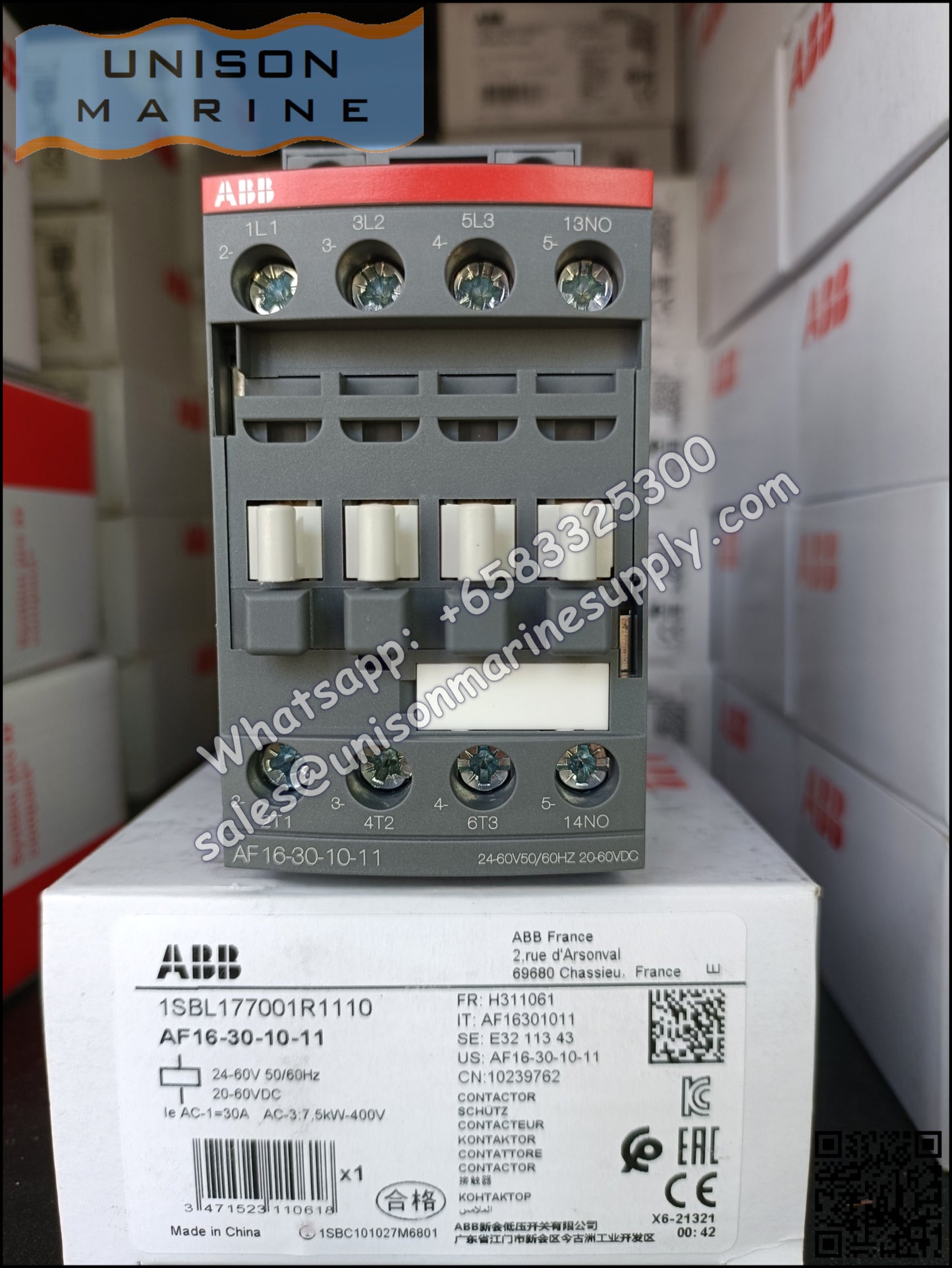 ABB Magnetic Contactors AF Series : AF16-30-10-11