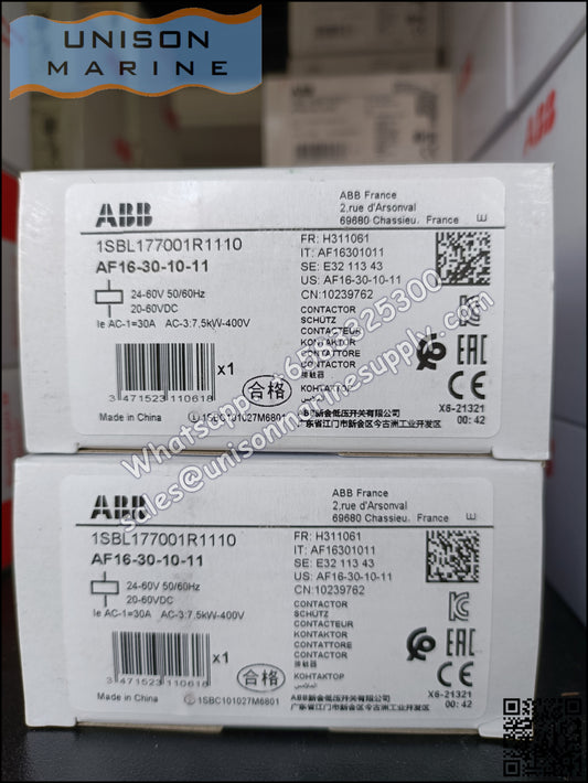 ABB Magnetic Contactors AF Series : AF16-30-10-11