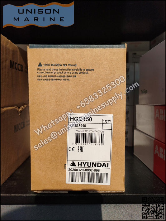 Hyundai Marine Magnetic Contactors HGC150