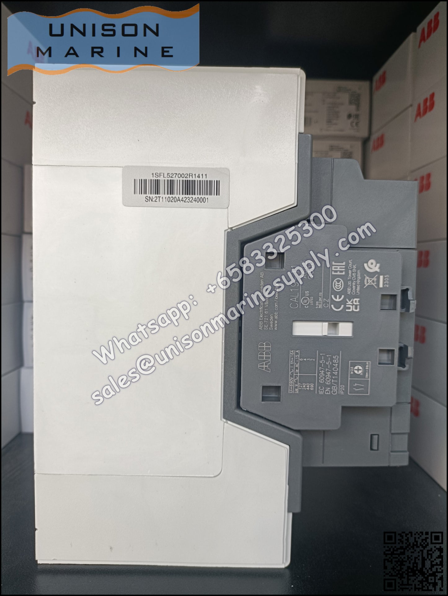 ABB Magnetic Contactors AF Series : AF205-30-11-14