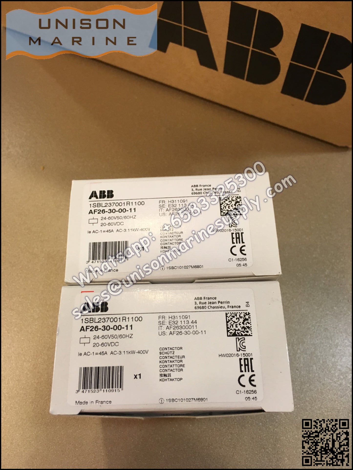 ABB Magnetic Contactors AF Series : AF26-30-00-13