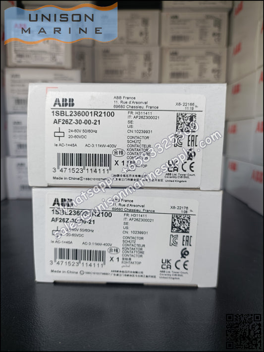 ABB Magnetic Contactors AF Series : AF26Z-30-00-21
