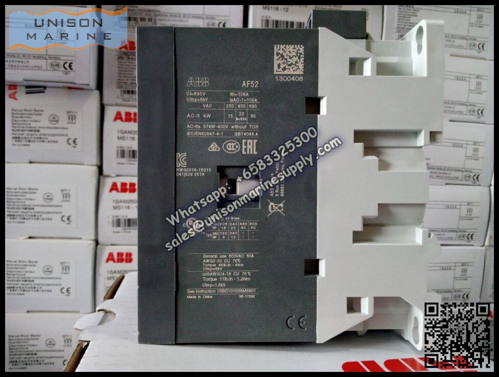 ABB Magnetic Contactors AF Series : AF52-30-00