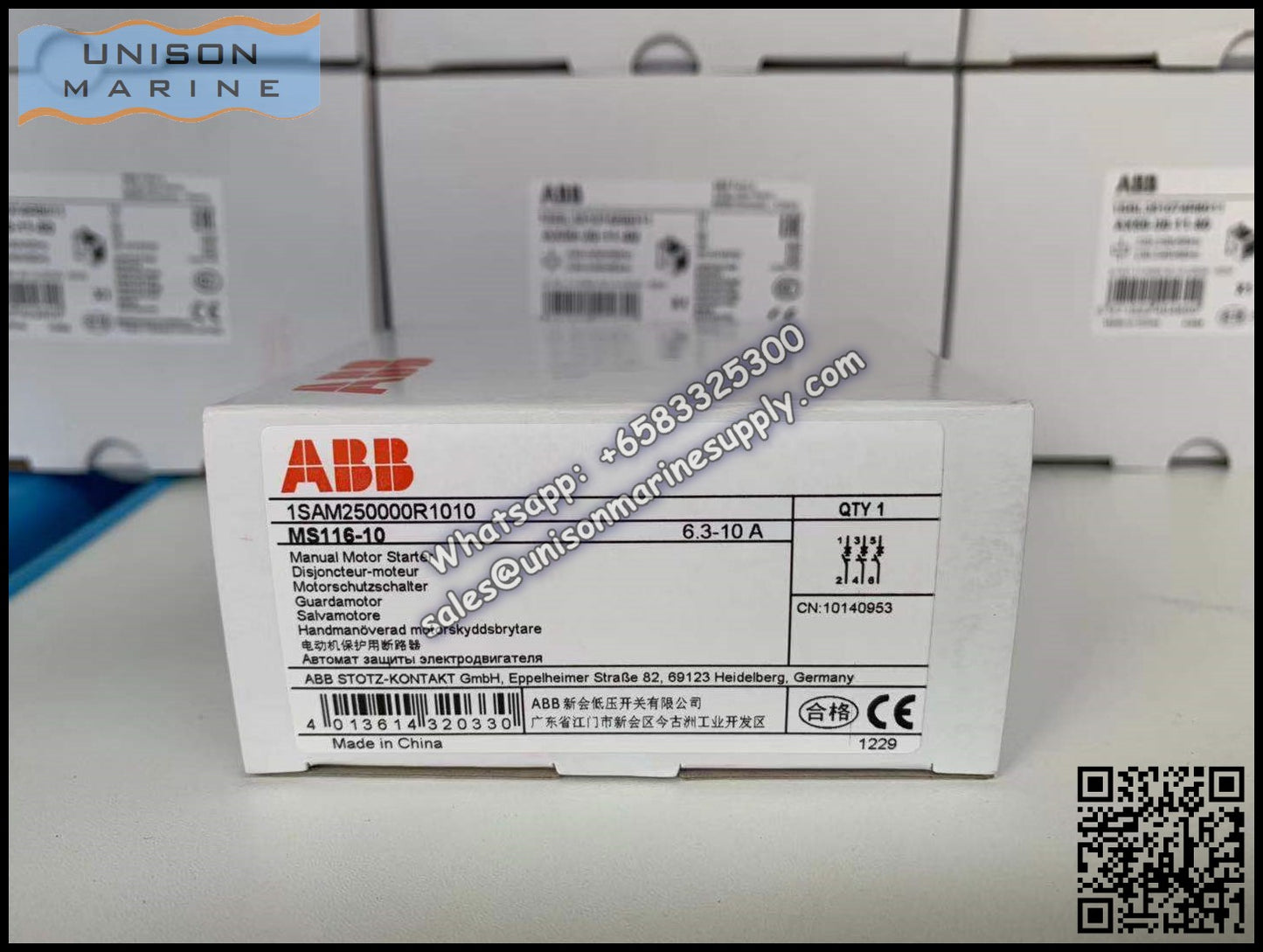 ABB Manual Motor Starter MS116-10 1SAM250000R1010