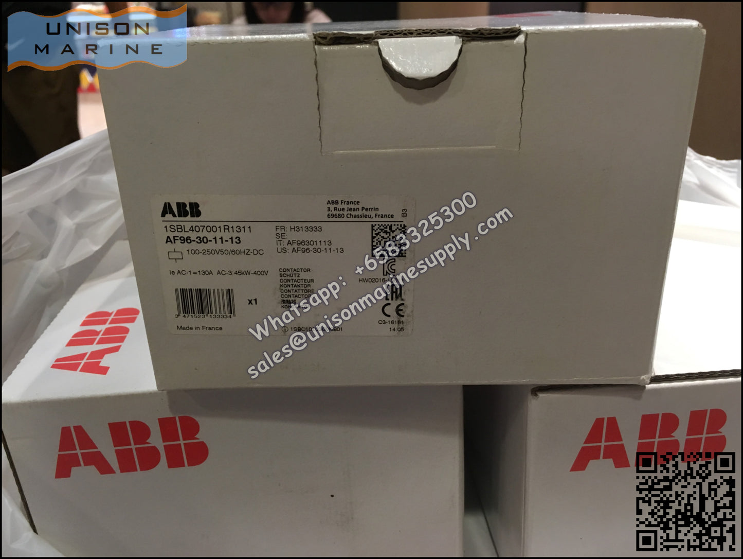 ABB Magnetic Contactors AF Series : AF96-30-11-13