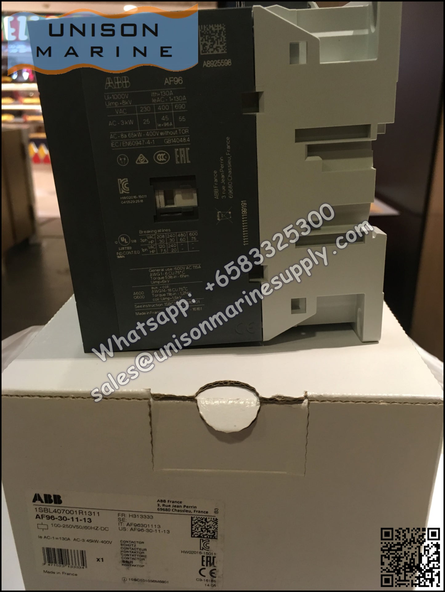 ABB Magnetic Contactors AF Series : AF96-30-11-13