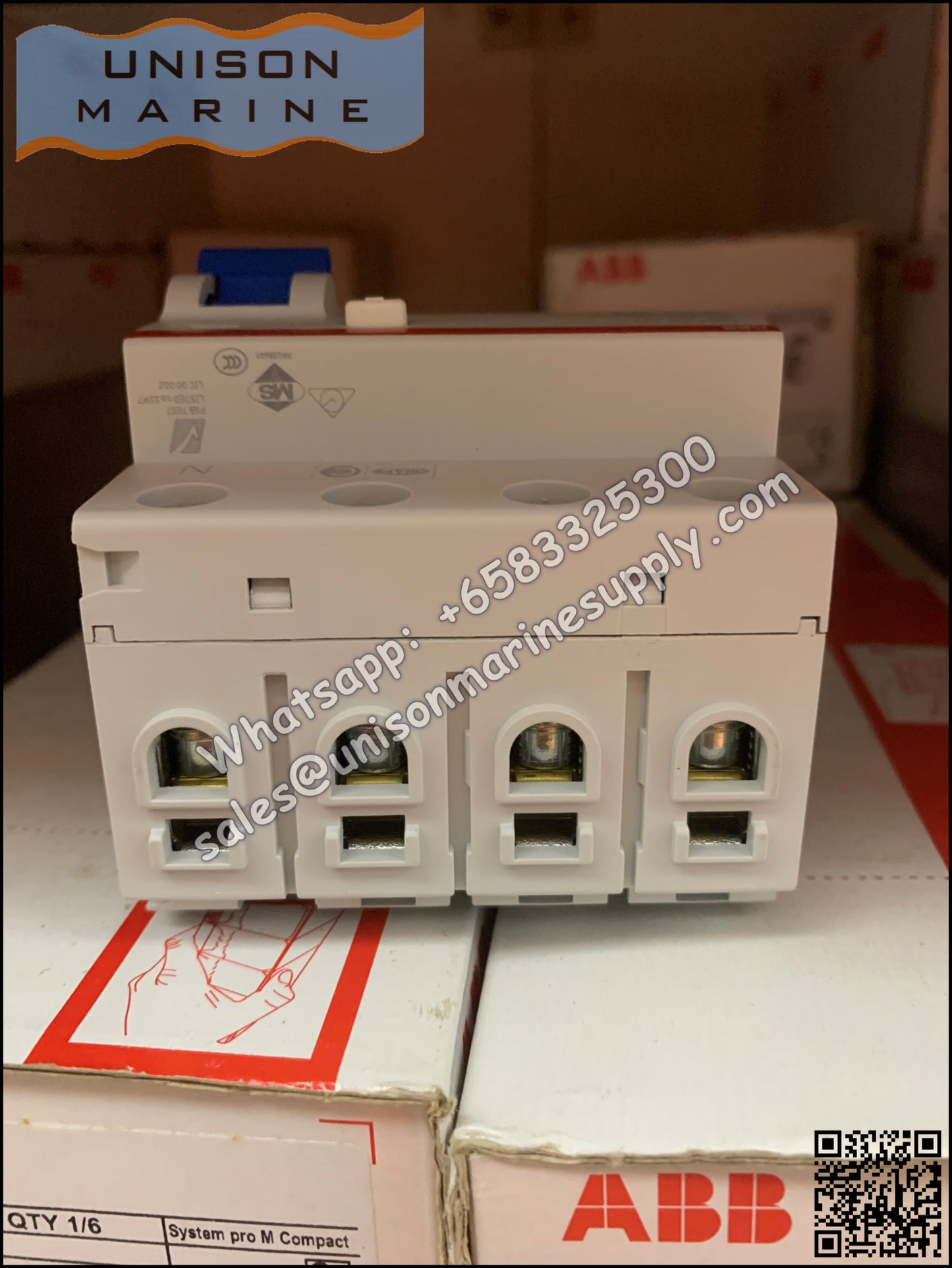 ABB Residual Current Circuit Breaker(RCCB) F204 AC-63/0.1 2CSF204001R2630