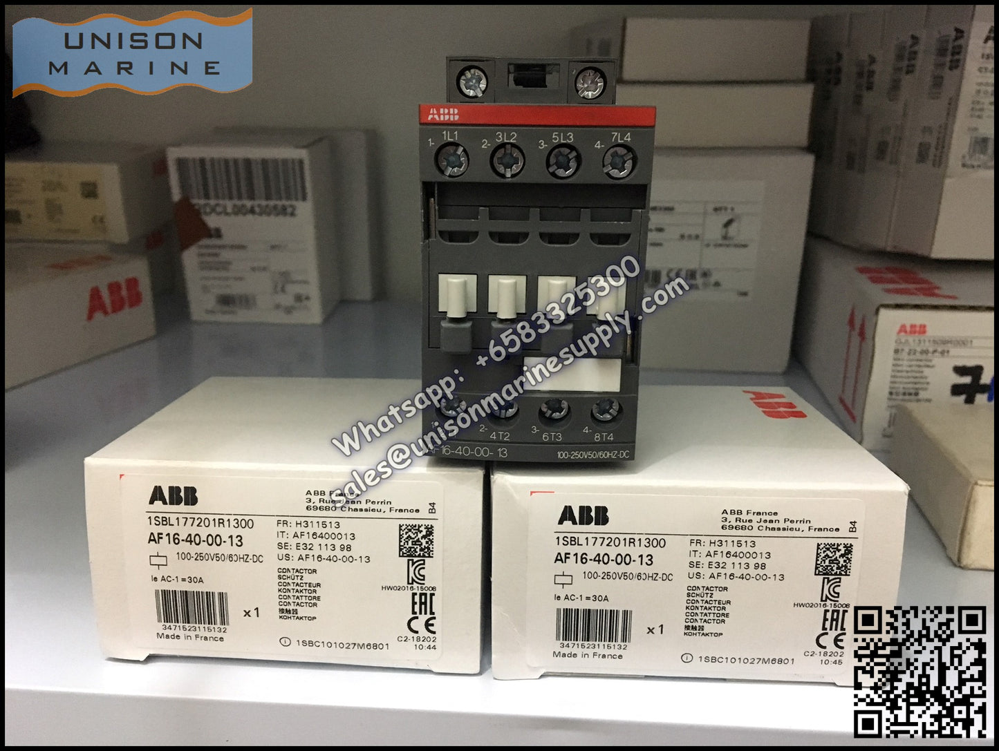 ABB Magnetic Contactors AF Series : AF16-40-00-13