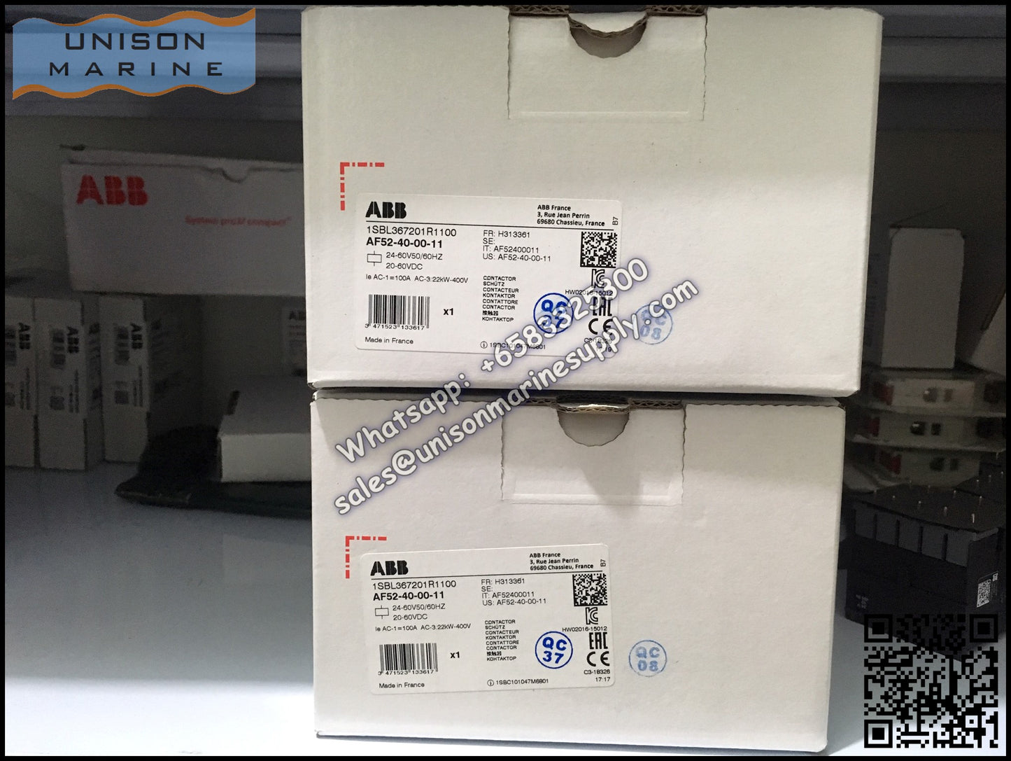 ABB Magnetic Contactors AF Series : AF52-40-00