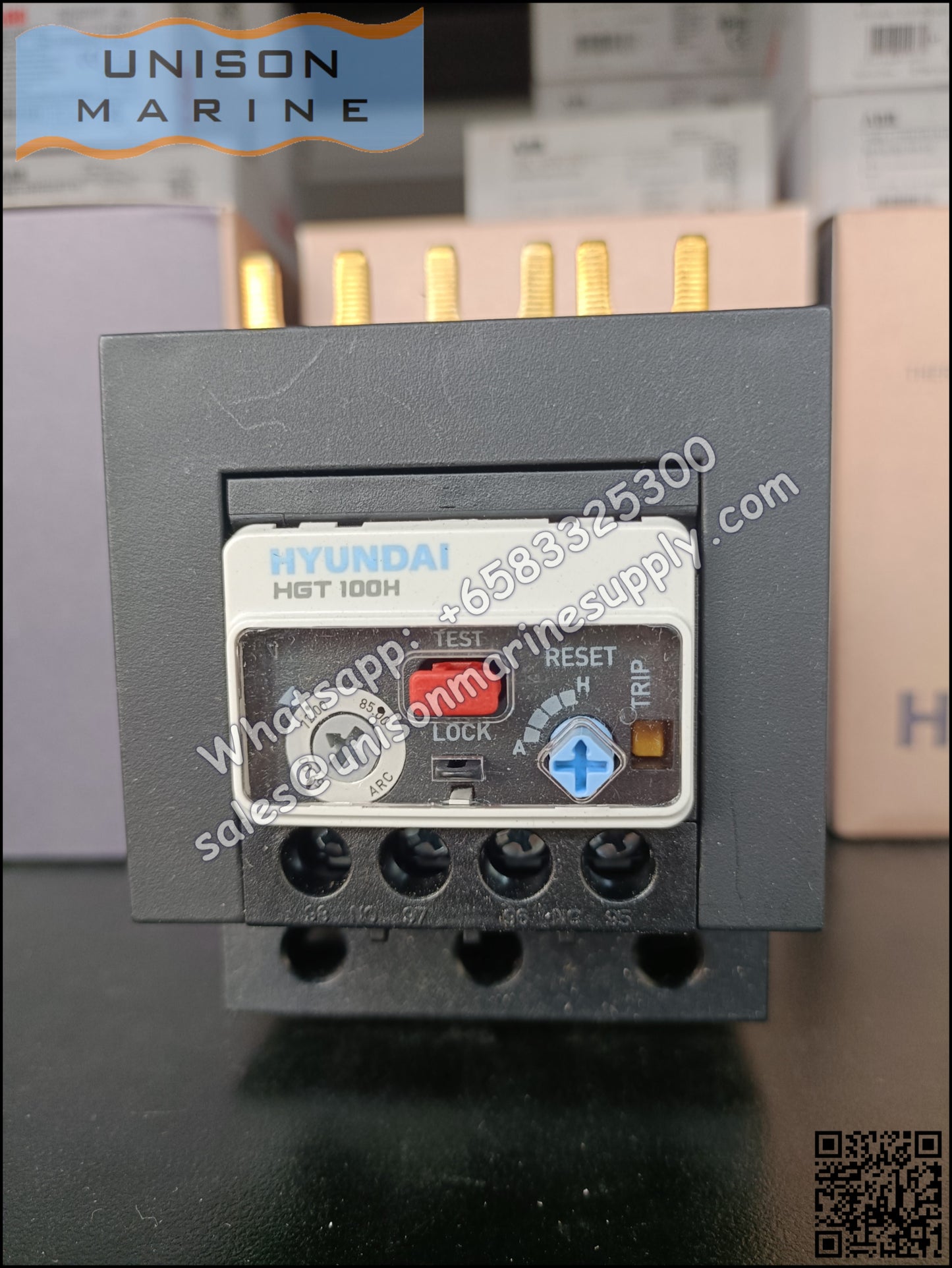 Hyundai Marine Thermal Overload Relay (TOR)-HGT100K A0085S