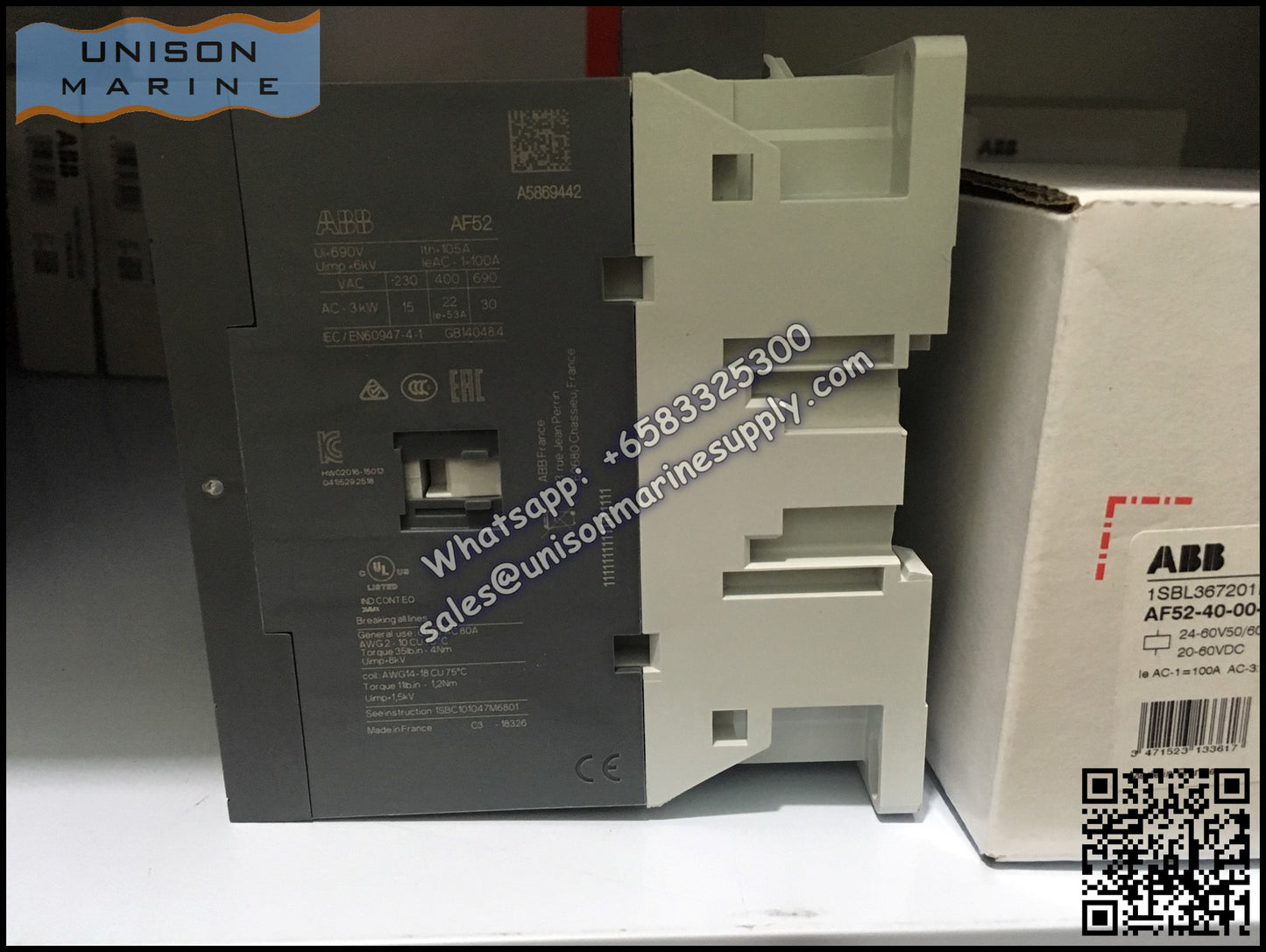 ABB Magnetic Contactors AF Series : AF52-40-00