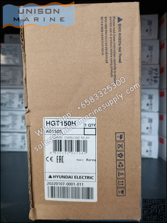 Hyundai Marine Thermal Overload Relay (TOR)-HGT150H A0150S