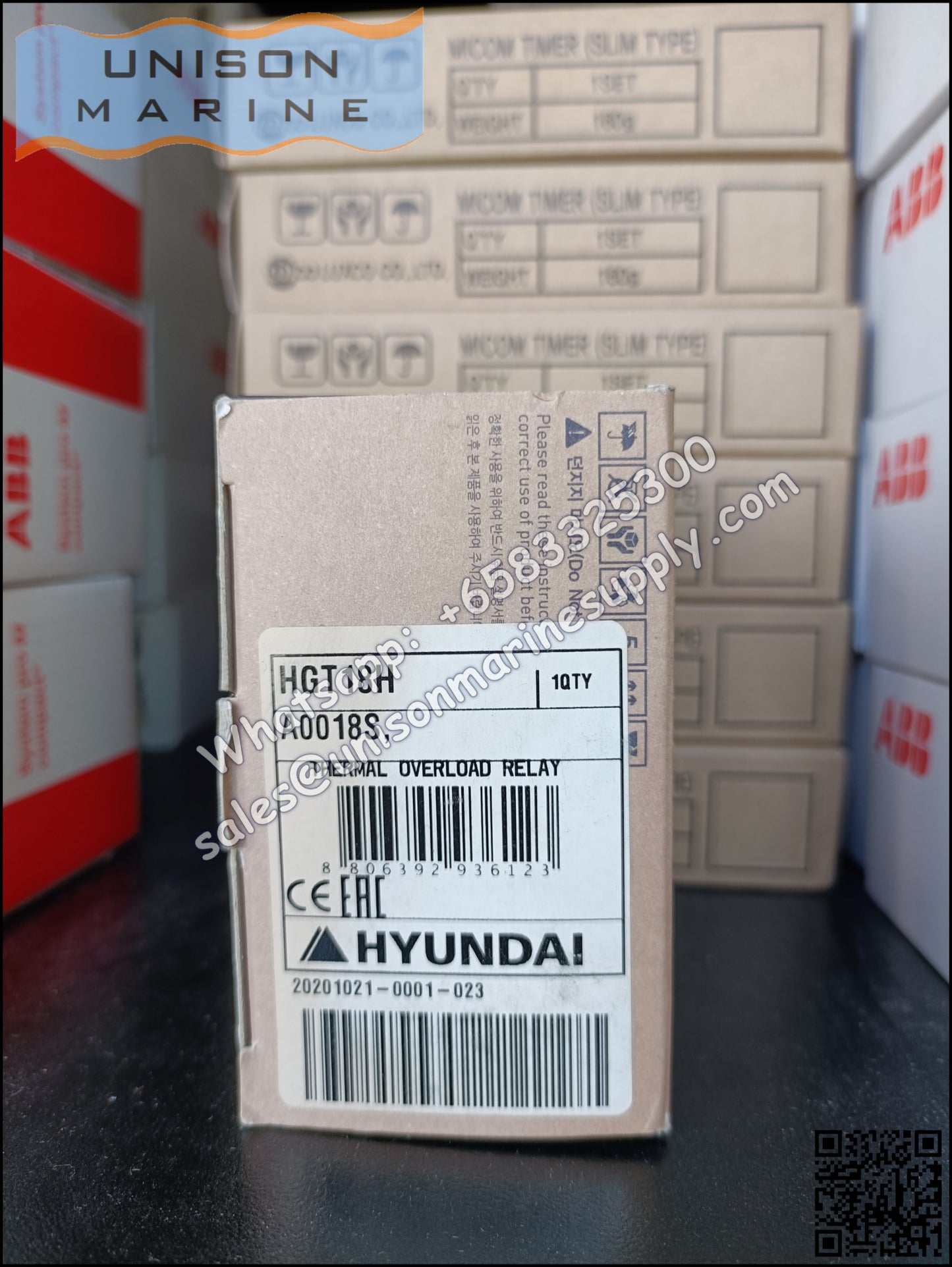 Hyundai Marine Thermal Overload Relay (TOR): HGT18H A0018S