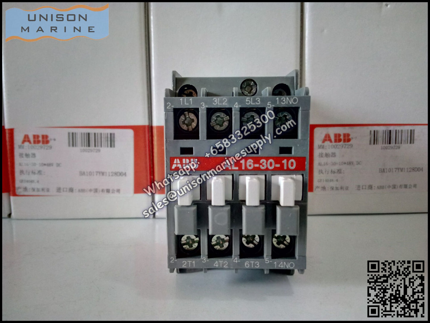 ABB Magnetic Contactors AL Series : AL16-30-10 / AL16-30-01
