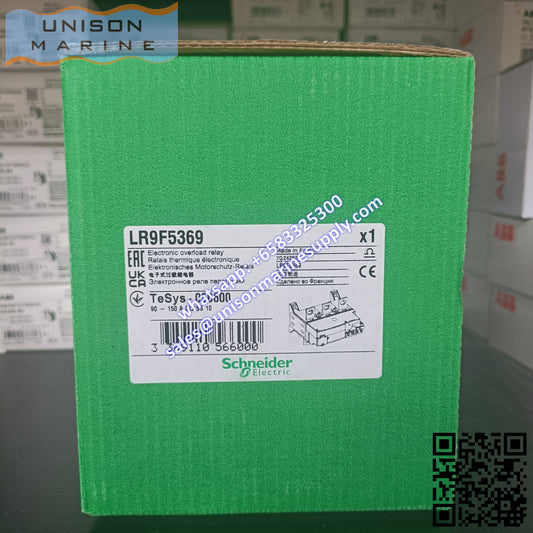 Schneider electronic thermal overload relay： LR9F5369  90-150 A
