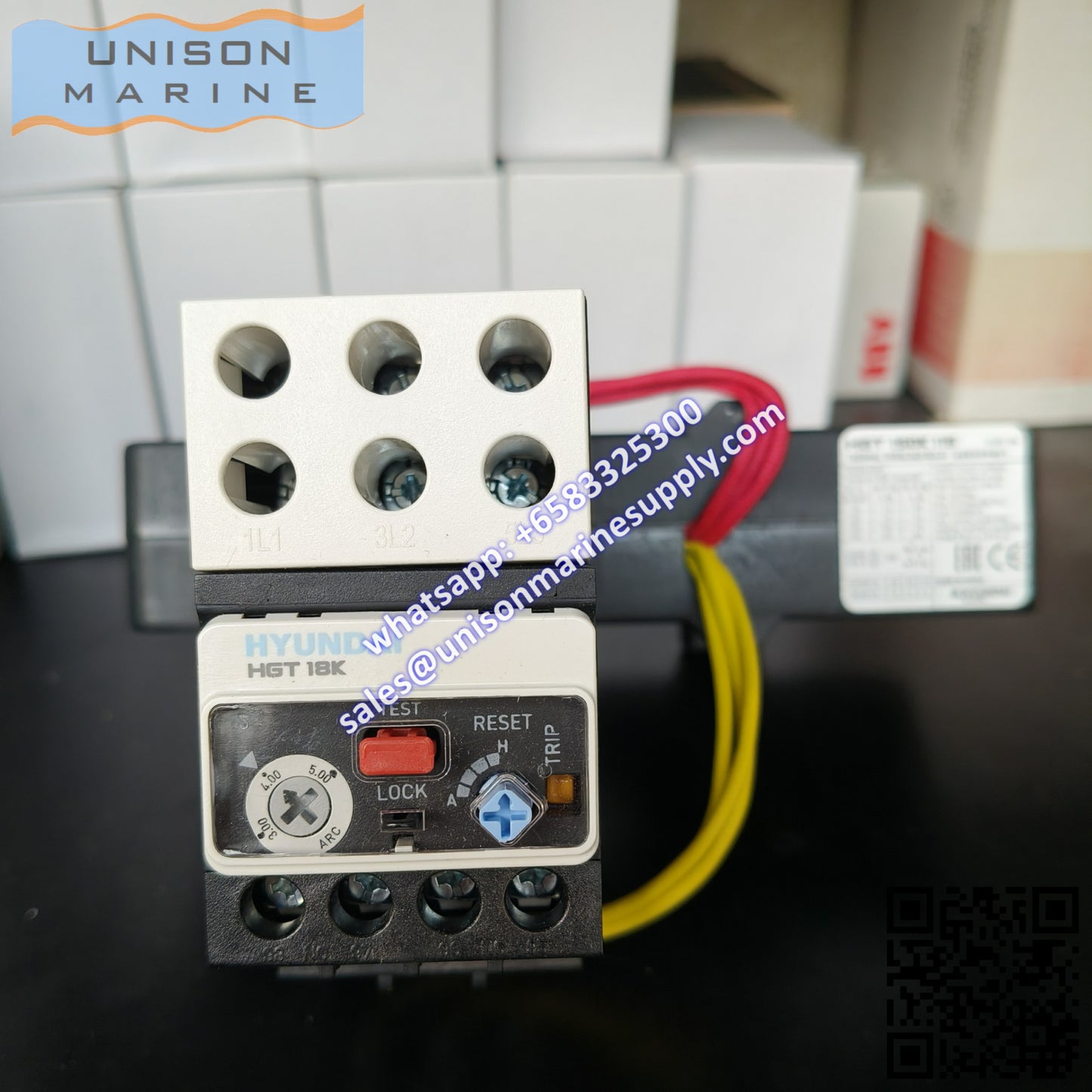 Hyundai Marine Thermal Overload Relay (TOR) HGT150K A0115S