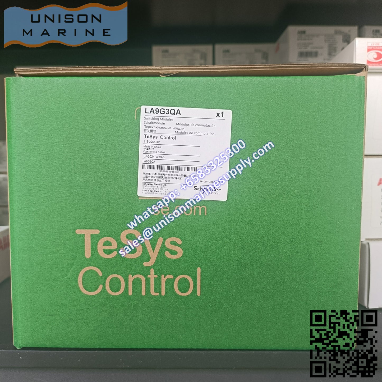 SCHNEIDER Contactor TeSys Giga 3P(3NO) Switching Module Kit: LA9G3QA