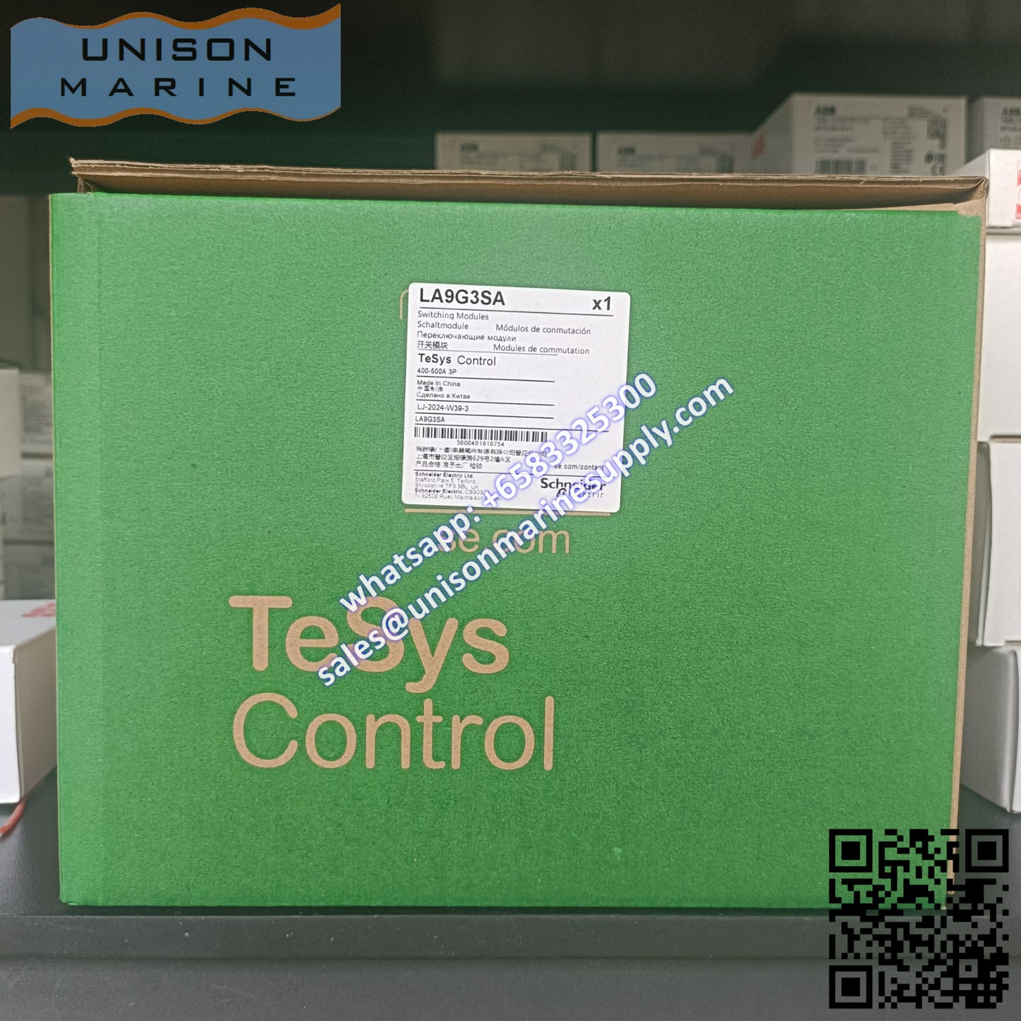 SCHNEIDER Contactor TeSys Giga 3P(3NO) Switching Module Kit: LA9G3SA