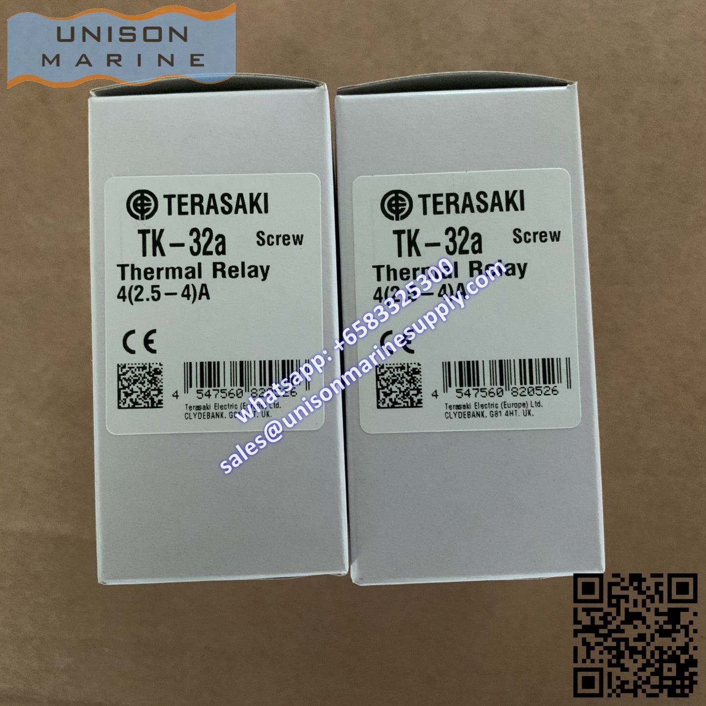 Terasaki Marine Thermal Overload Relay TK-32A （2.5-4.0A）