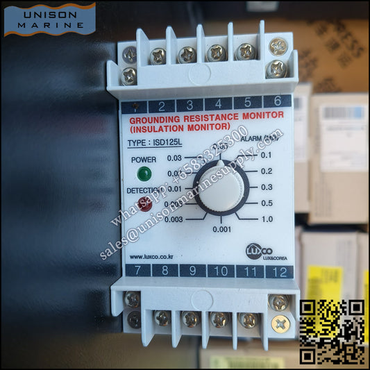 Westronics (LUXCO) Marine grounding resistance monitor - ISD125L