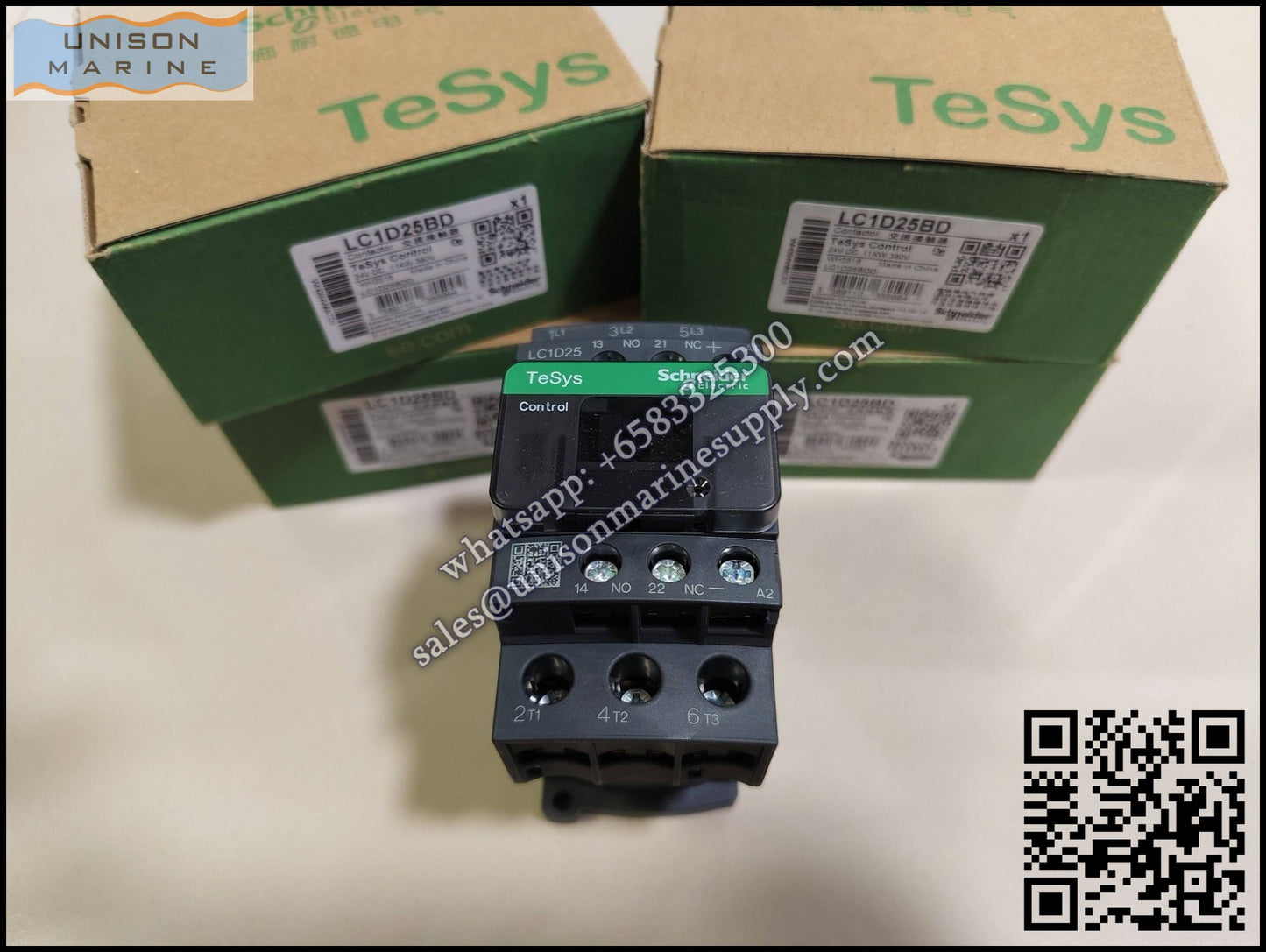 Schneider TeSys Deca Contactors : LC1D25BD