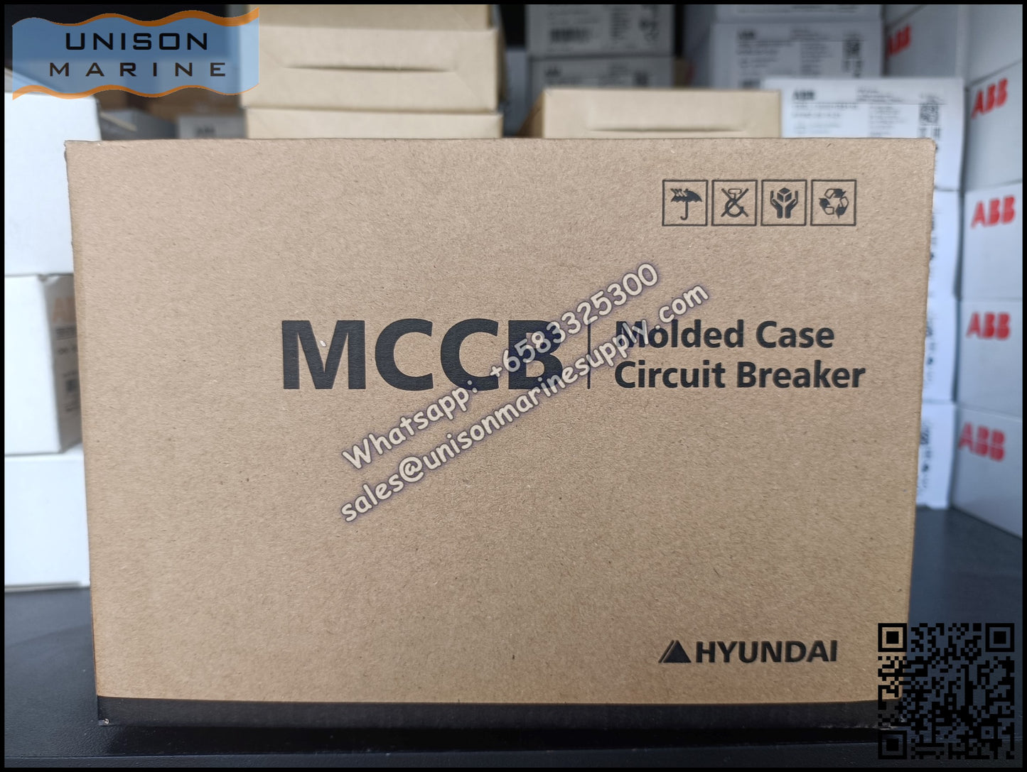 Hyundai Marine Circuit Breaker (MCCB) - UPB250H 3P Fixed / Plug-in Type