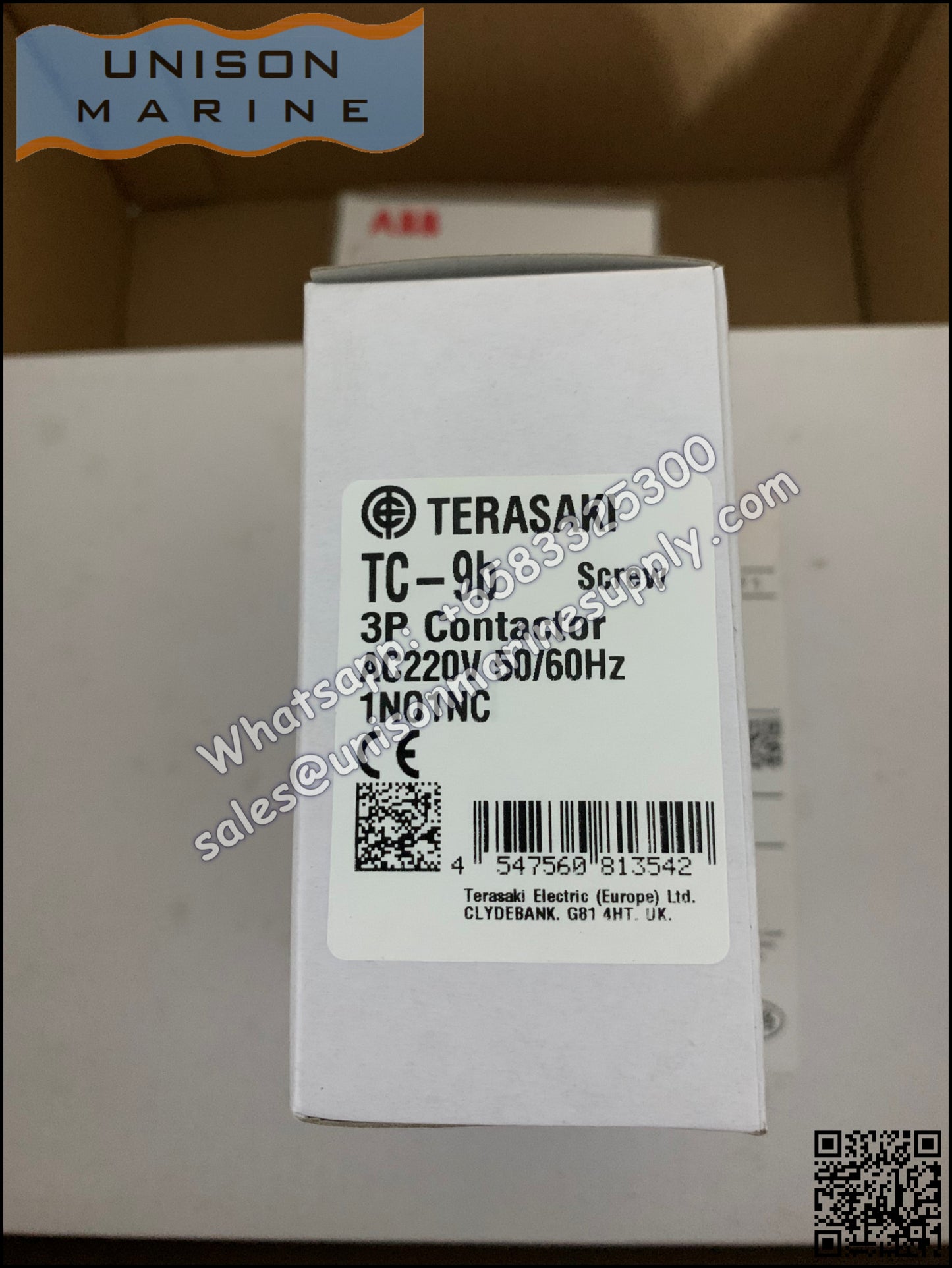 TERASAKI Marine Magnetic Contactors，TC-9b