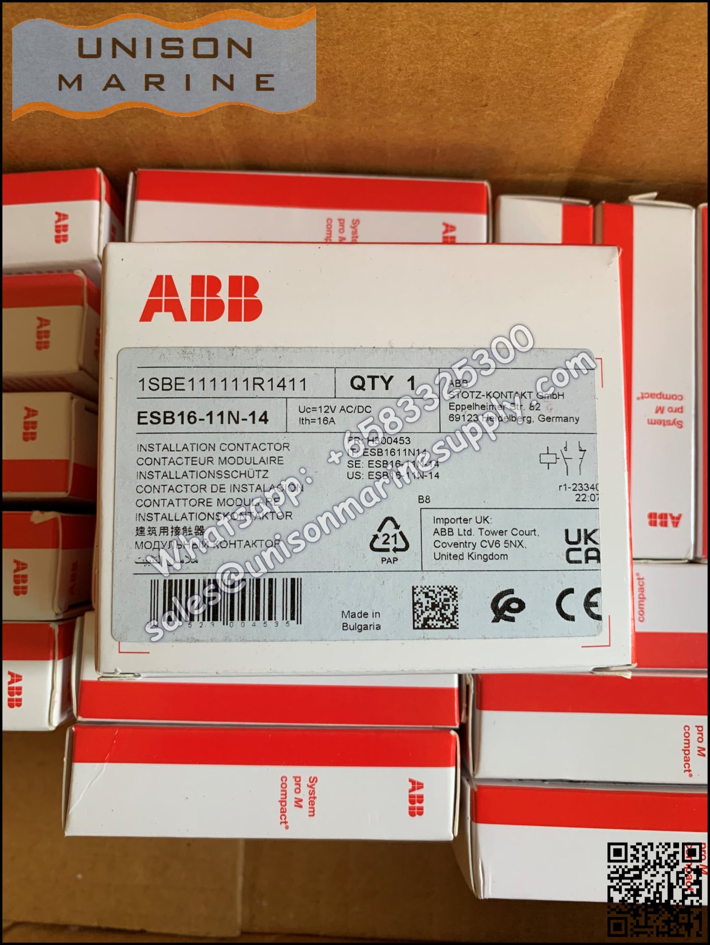 ABB Installation contactors ESB Series ESB16-11N