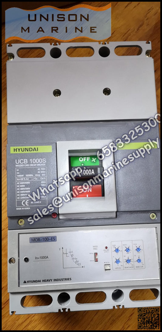 Hyundai Marine Circuit Breaker (MCCB) - UCB1000S 3P Fixed / Plug-in Type