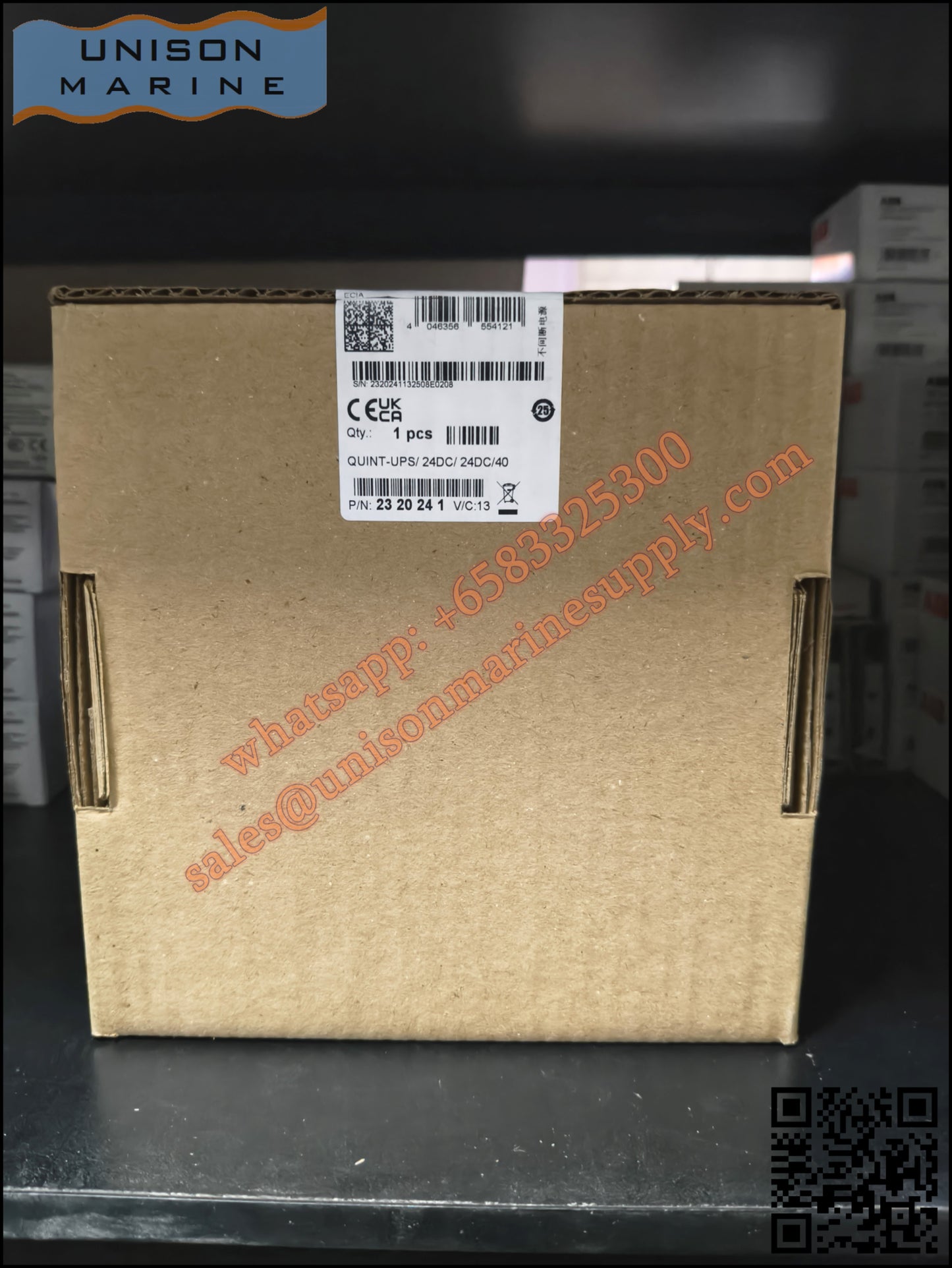Phoenix Contact DIN Rail Power Supply: QUINT-UPS/ 24DC/ 24DC/40,2320241