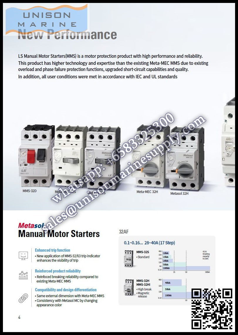 LS Manual Motor Starters(MMS):MMS-32H （18-26A）