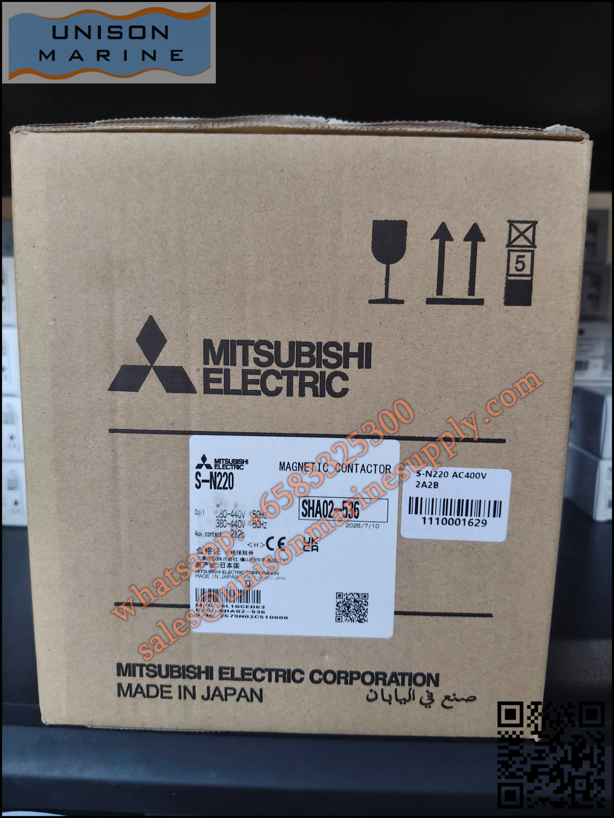 MITSUBISHI Magnetic Contactors: S-N220,2NO+2NC AC380-440V