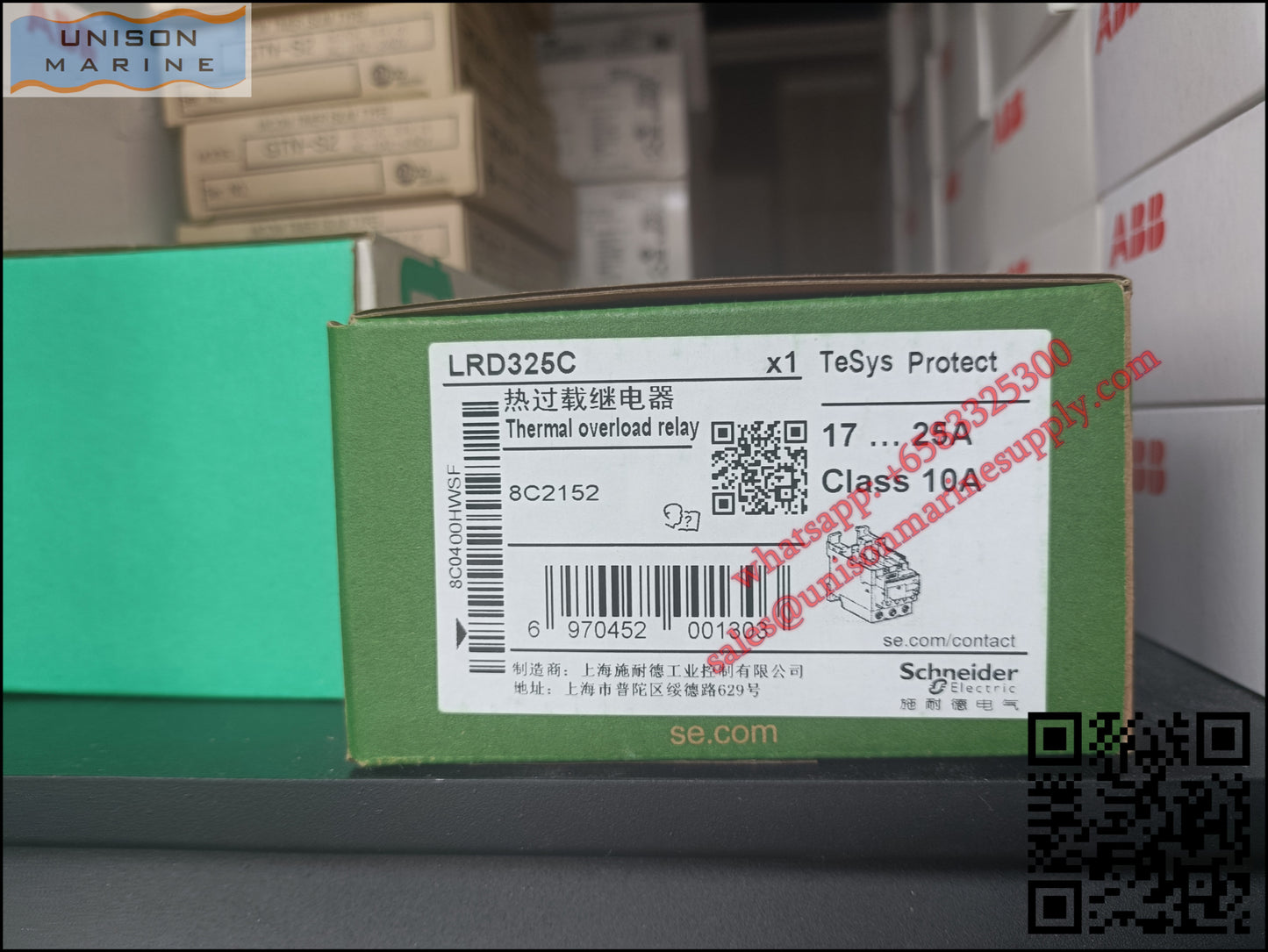 Schneider TeSys Deca Thermal overload relay: LRD325C, 17 to 25A