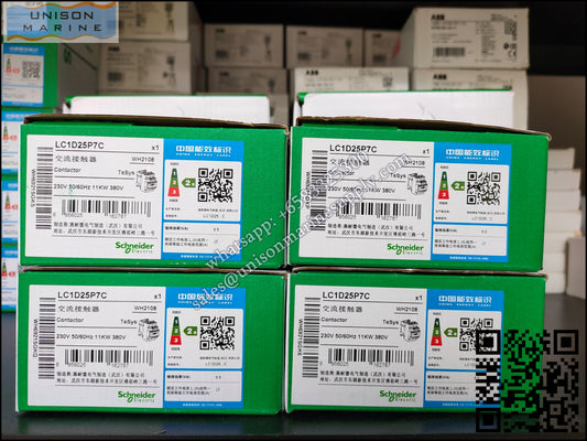 Schneider TeSys Deca Contactors : LC1D25P7C
