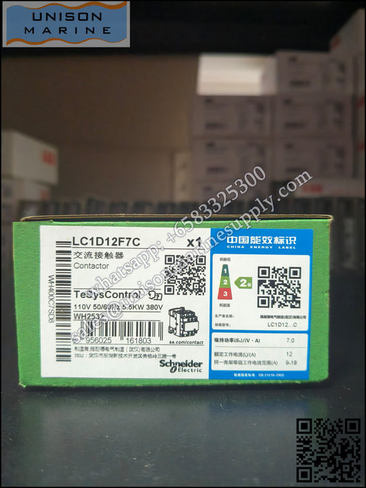 Schneider TeSys Deca Contactors : LC1D12F7C