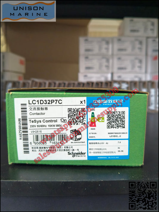 Schneider TeSys Deca Contactors : LC1D32P7C