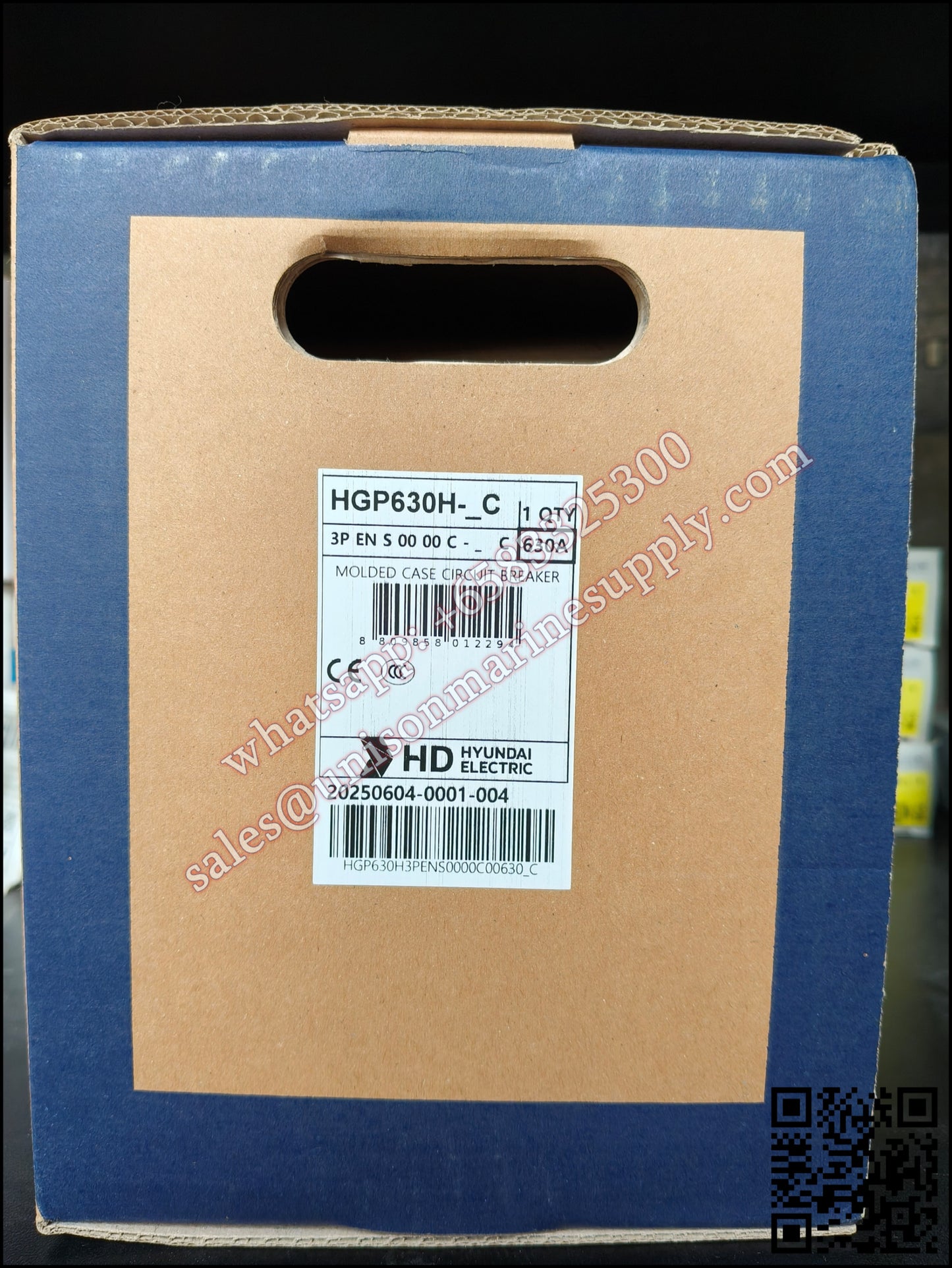 Hyundai Marine Circuit Breaker (MCCB) - HGP630H 3P Fixed / Plug-in Type