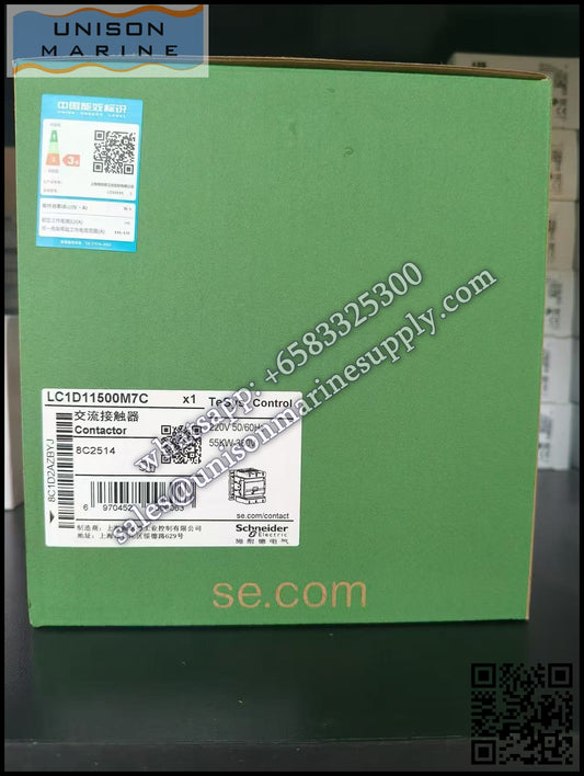 Schneider TeSys Deca Contactors: LC1D11500M7C