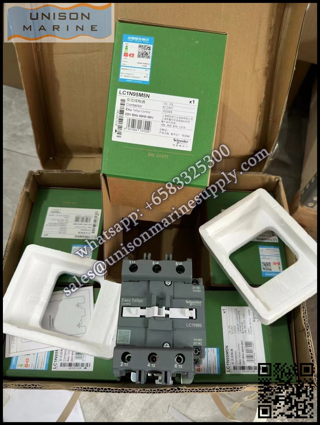 Schneider TeSys Deca Contactors : LC1N95M5N