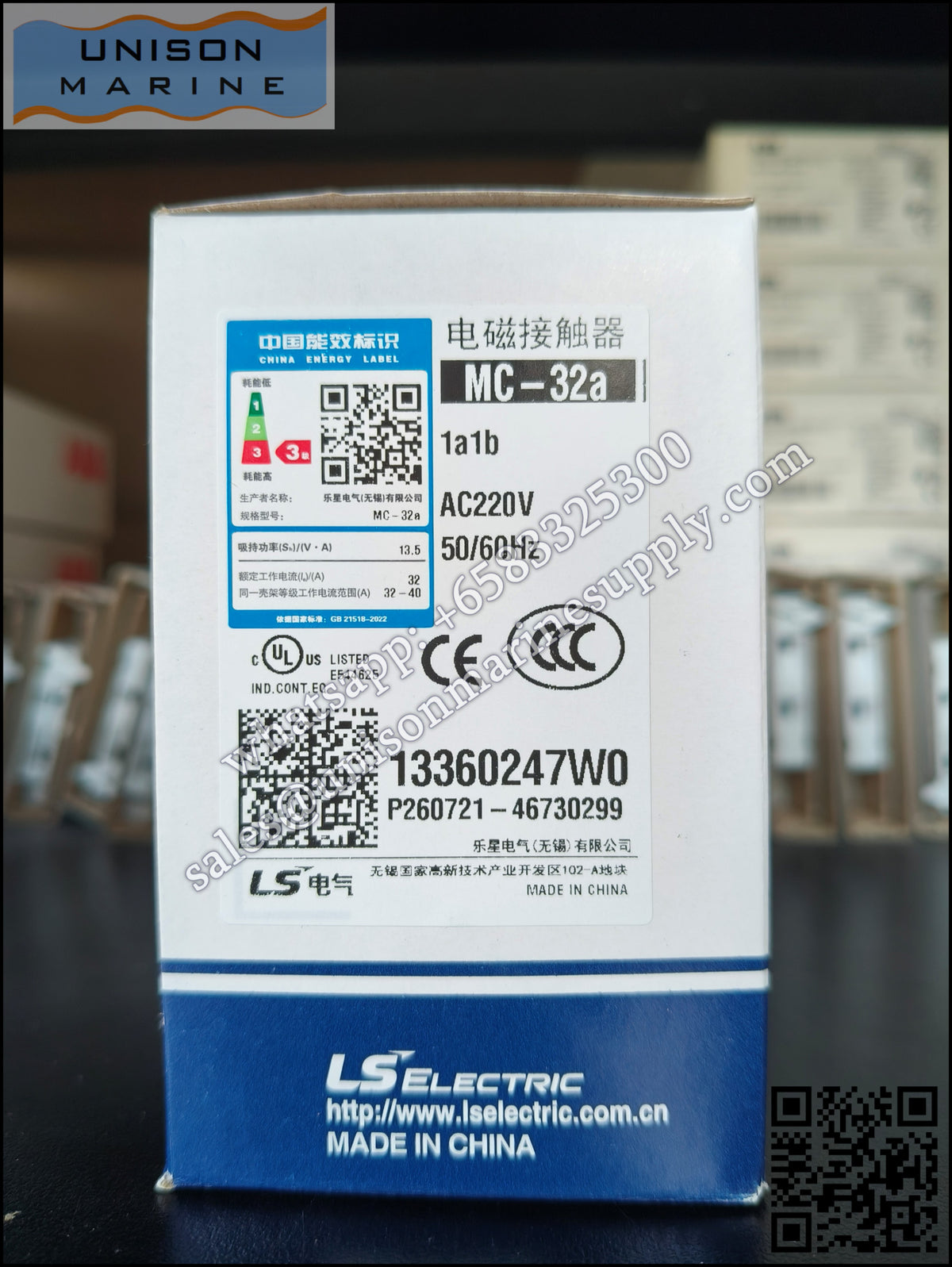 LS ELECTRIC - Contactor MC-32A 220VAC 1A1B