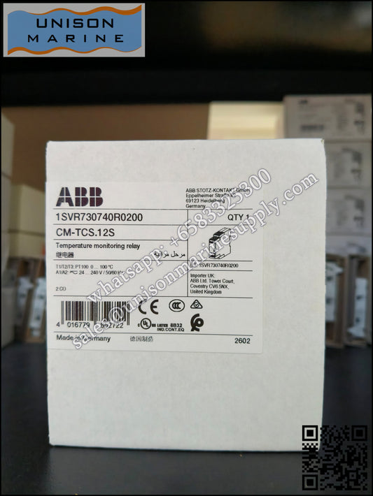 ABB Temperature monitoring relay CM-TCS.12S,1SVR730740R0200