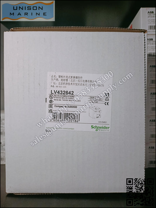 Schneider Electric circuit breaker：Motor-mechanism MT400/630,380..415VAC 50/60Hz, LV432642