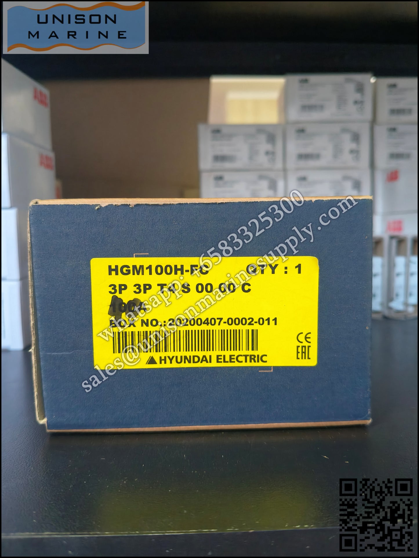Hyundai Marine Circuit Breaker (MCCB) - HGM100H 3PT4H0000C 00040